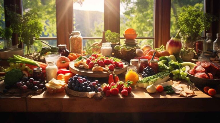 A_vibrant_and_diverse_assortment_of_foods_rich_in_vitamin_b